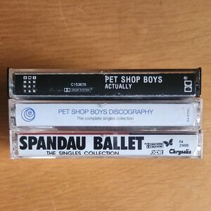 Pet Shop Boys, Spandau Ballet - 1980s & 90s Tapes (Lot of 3) 